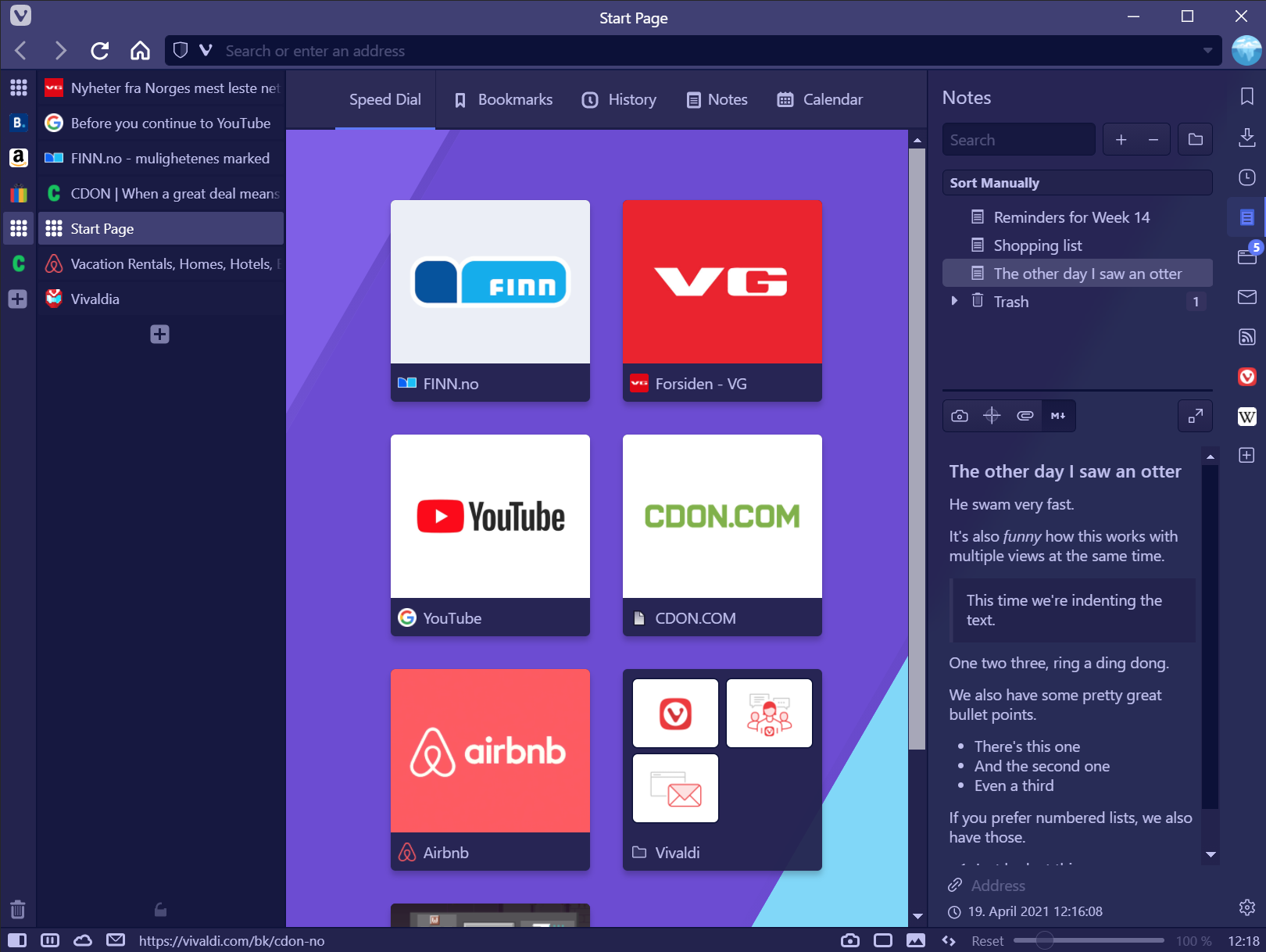 Vivaldi Browser Fast Private Browser With Unique Features