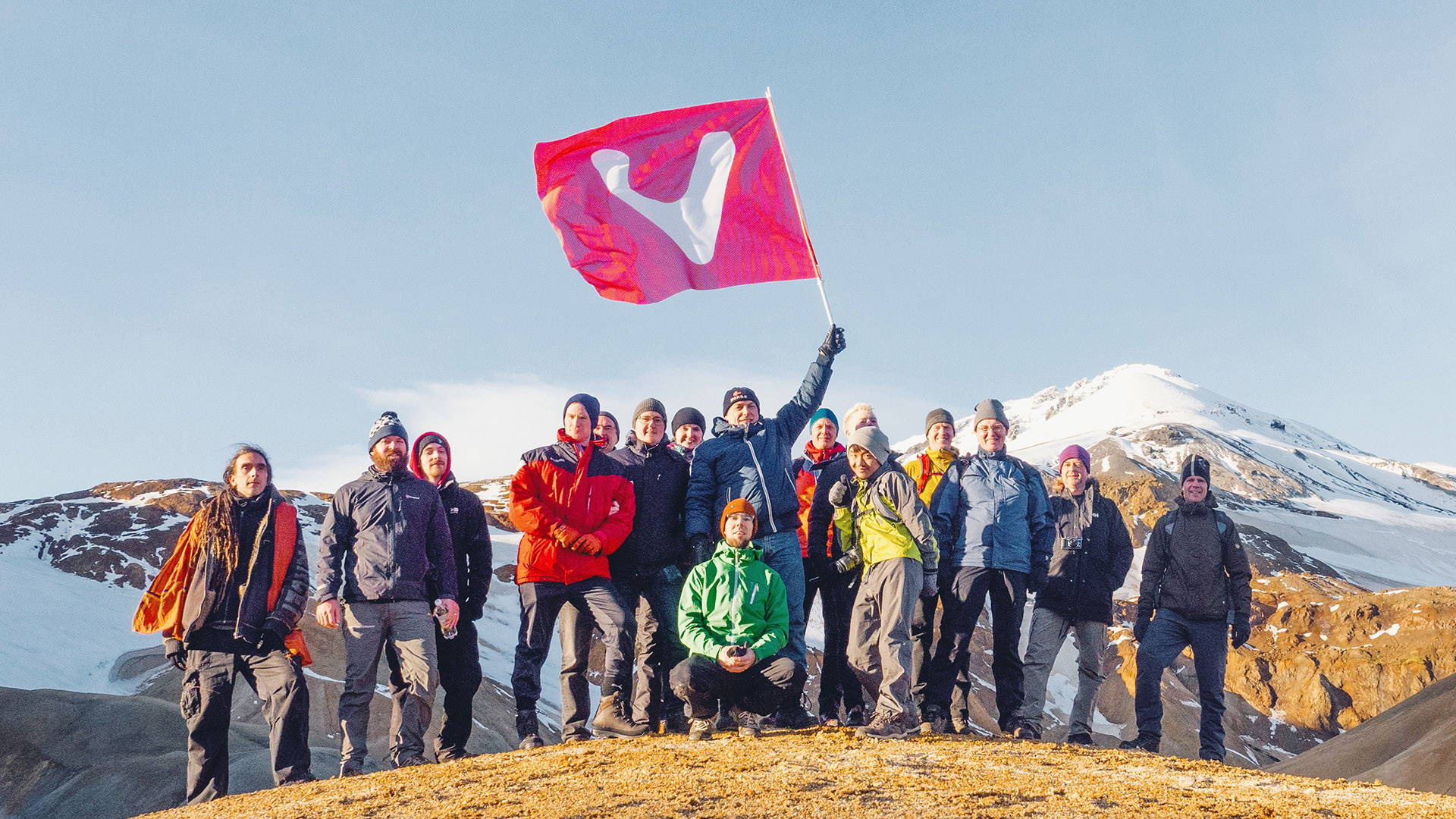 El equipo de Vivaldi en Islandia