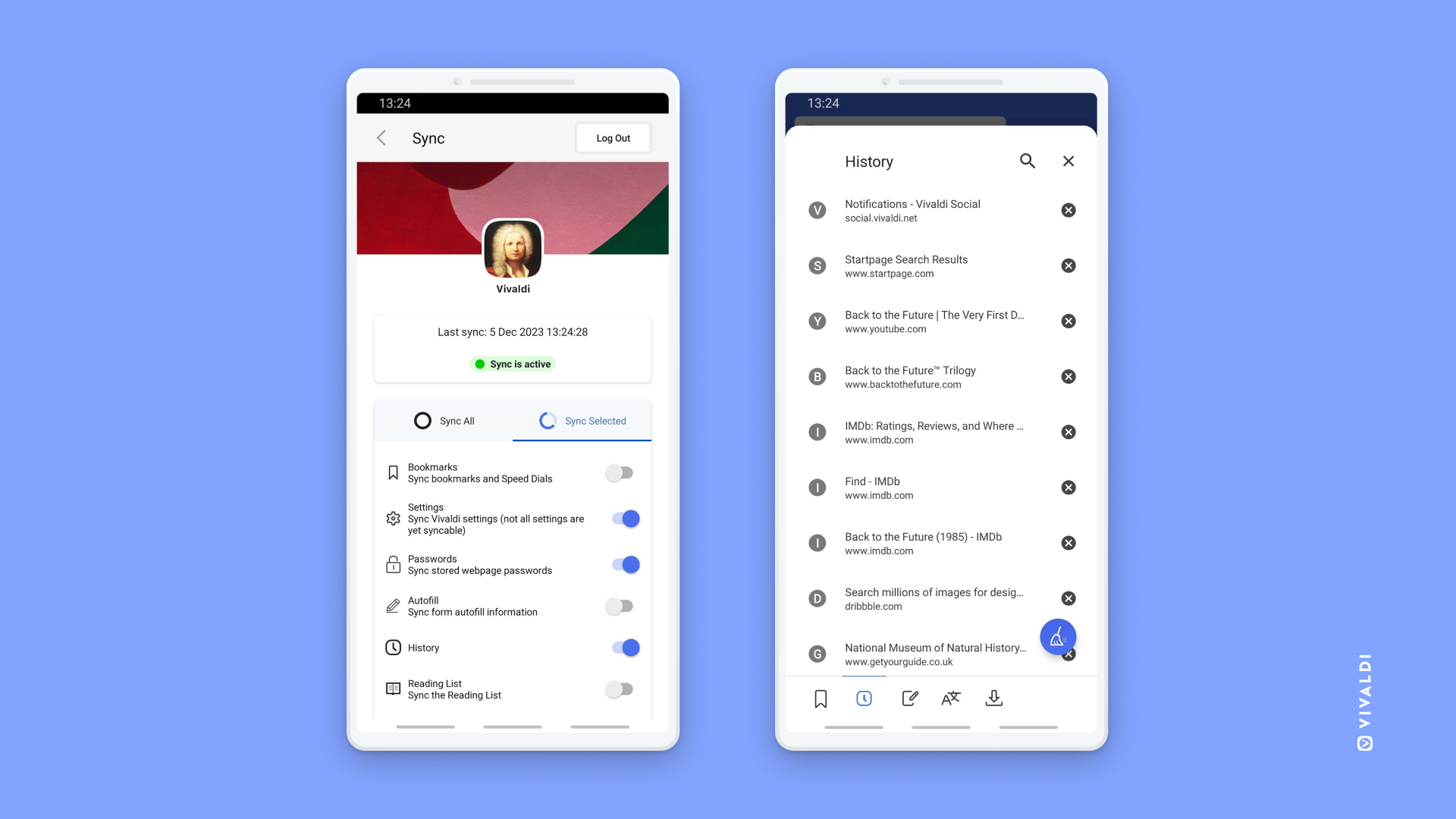 Vivaldi для Android получает полную синхронизацию истории и настройку поисковой  системы для приватных вкладок | Браузер Vivaldi