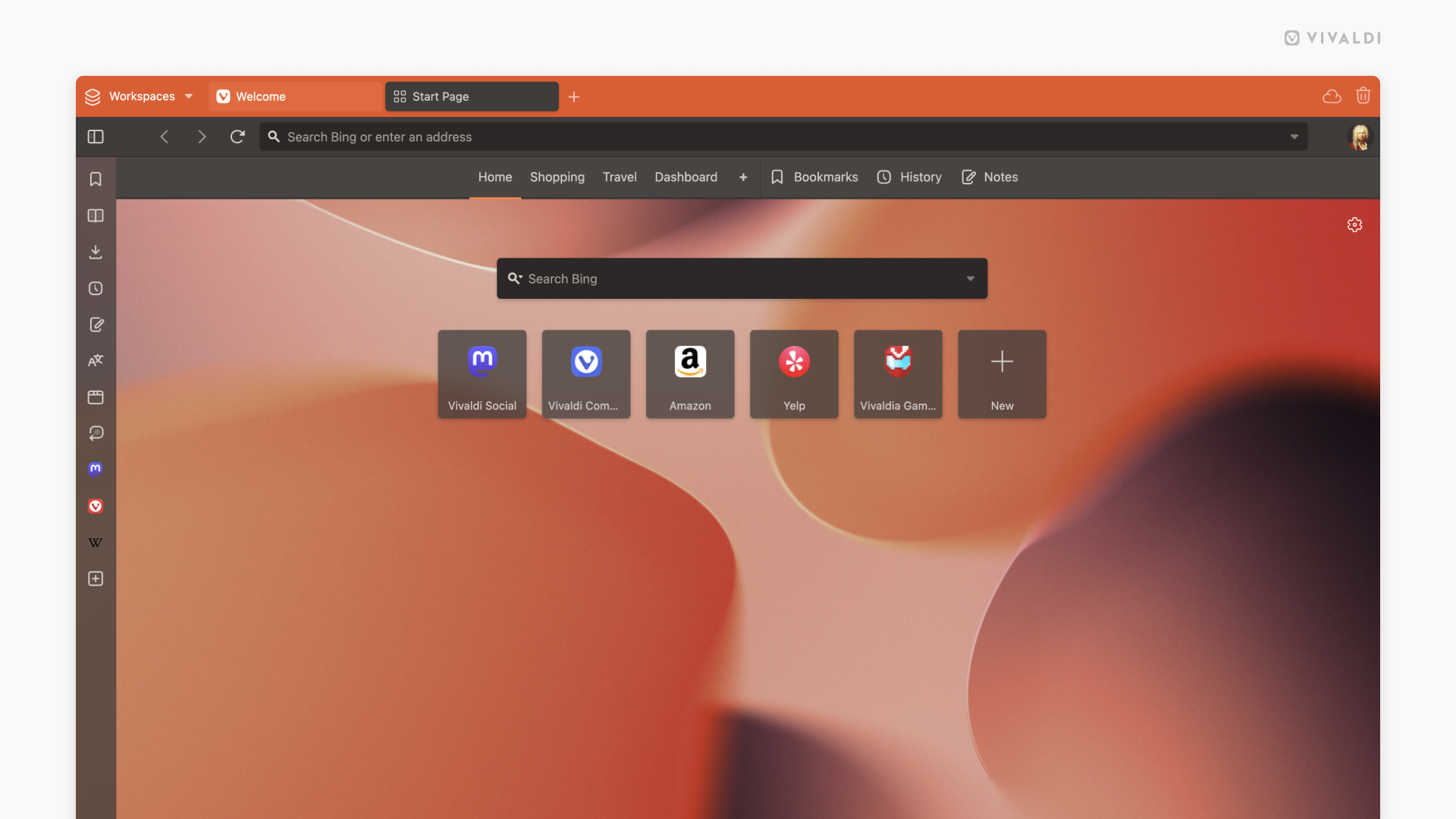 Theme with dark browns and orange accents, styled to match classic Ubuntu colors.