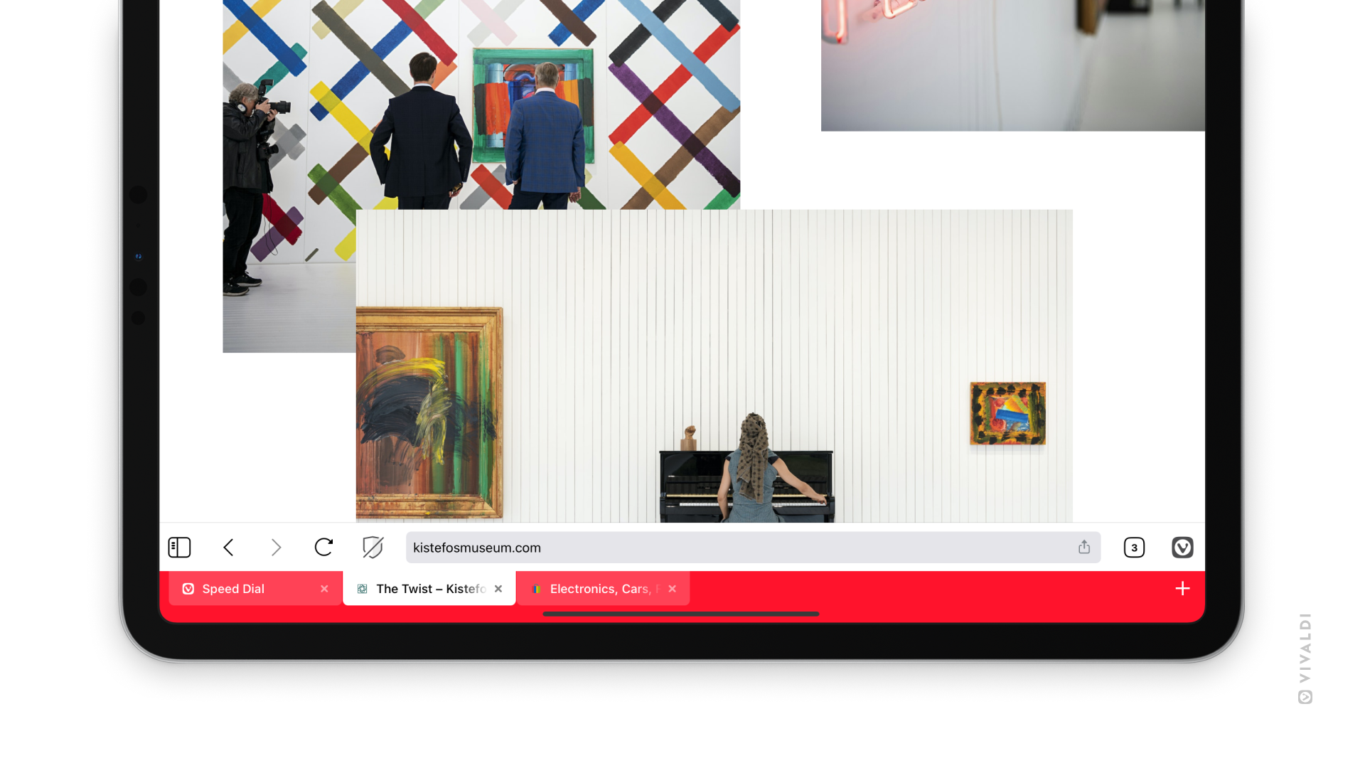 Vivaldi для iOS представляет панель адреса внизу и обои стартовой страницы  | Браузер Vivaldi