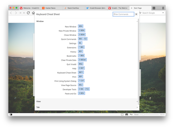 mac keyboard shortcut for find source information