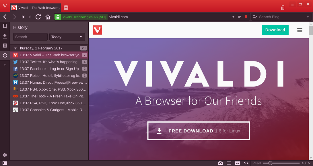 vivaldi browser