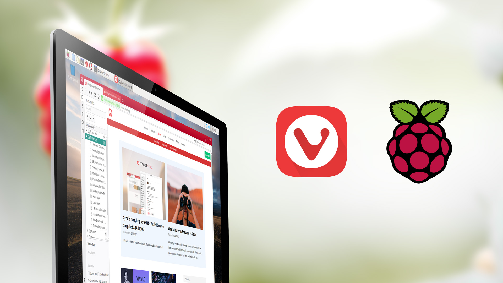 The Vivaldi browser is available on Raspberry Pi