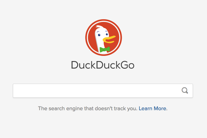 DuckDuckGo search in the Vivaldi browser