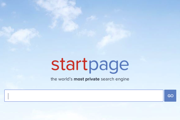 StartPage search in the Vivaldi browser