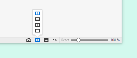 Tab tiling menu