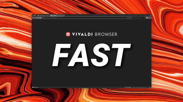 Vivaldi 3.7 is faster