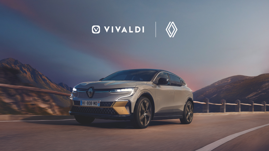 Tour de force: Vivaldi and Renault team up for the best on-road experience