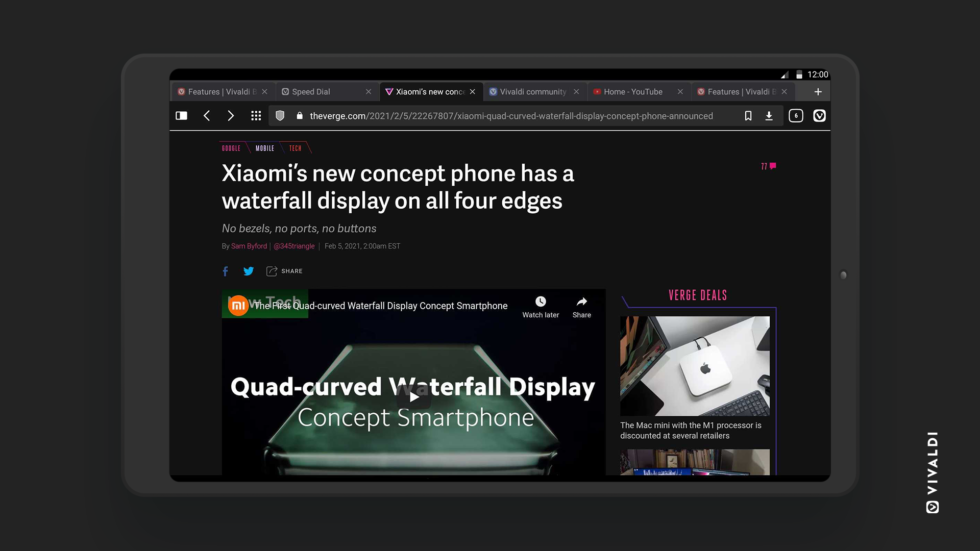 vivaldi browser android