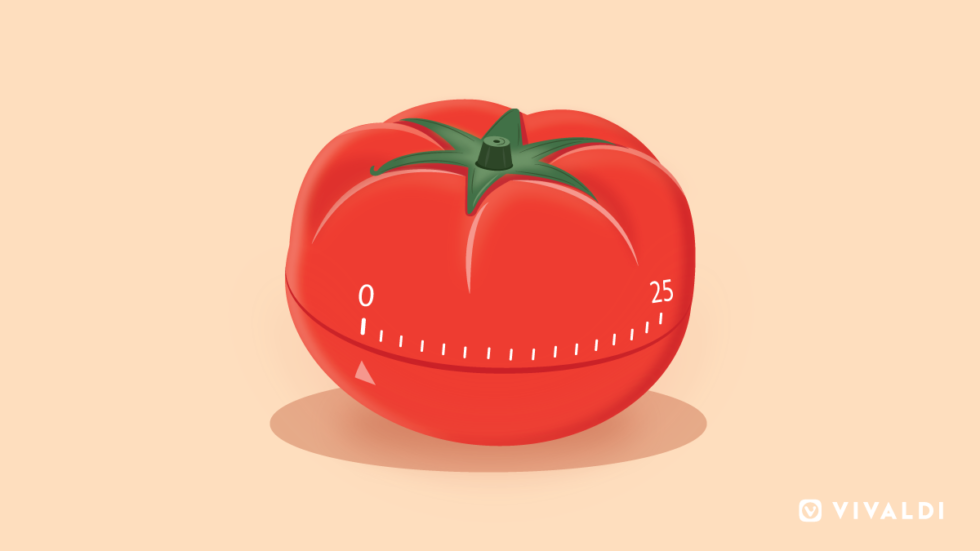 The Pomodoro timer right in your browser