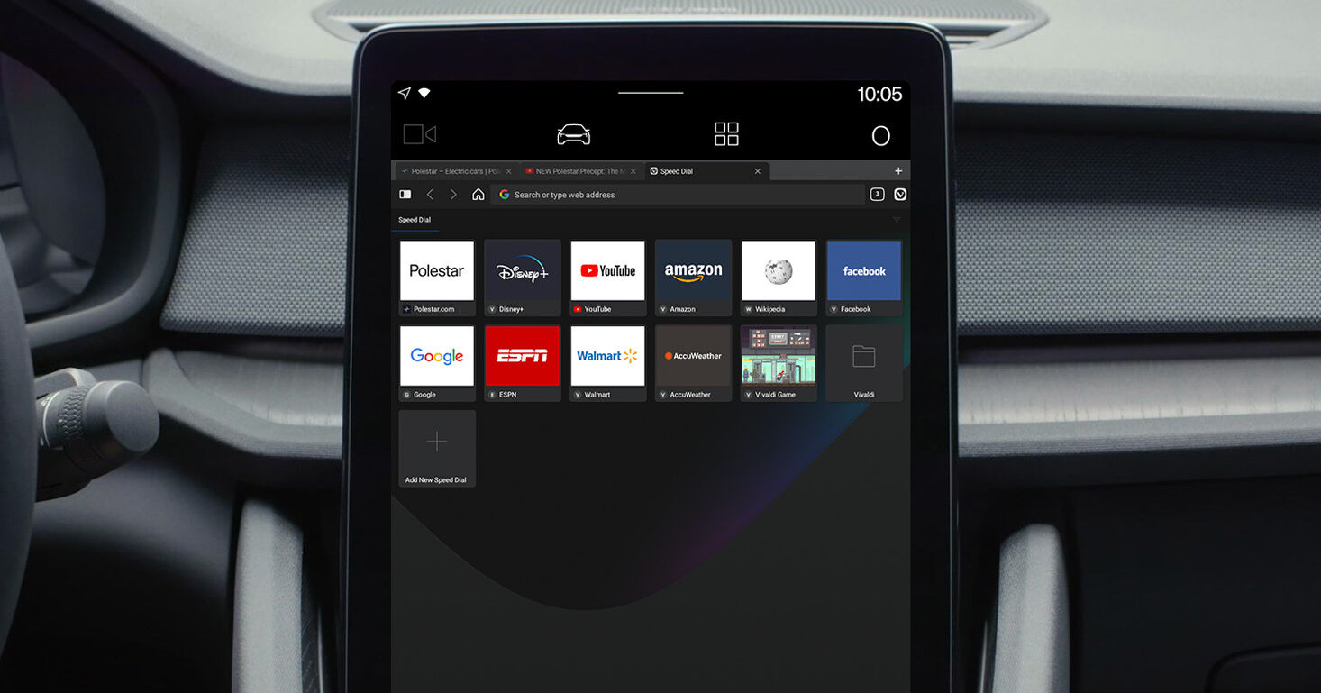 Vivaldi for Android Automotive  A full-scale web browser in your car