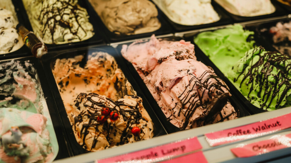 Ice cream options