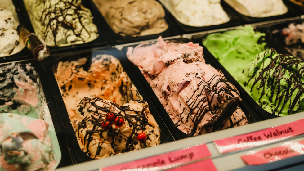 Ice cream options