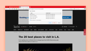 Saving groups of tabs as a Session in Vivaldi browser