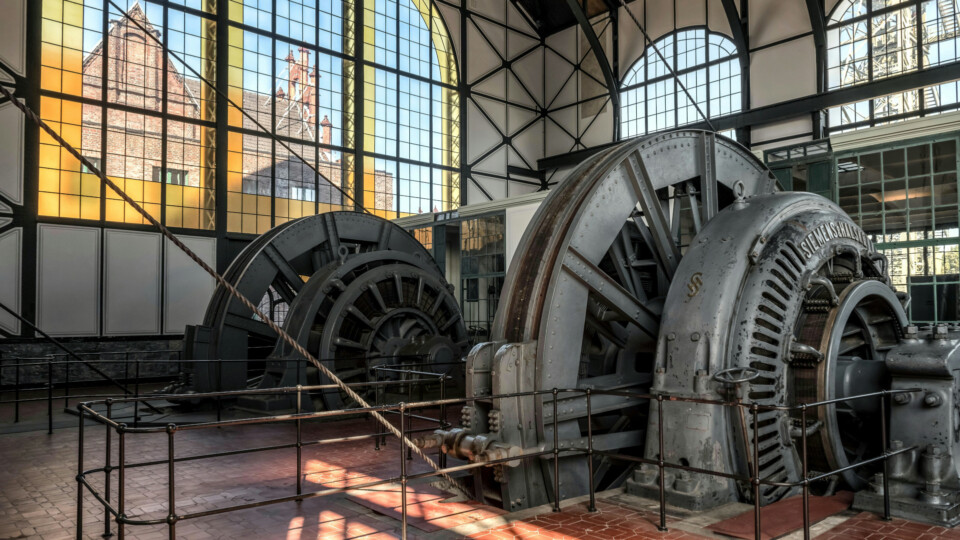 A very large old generator